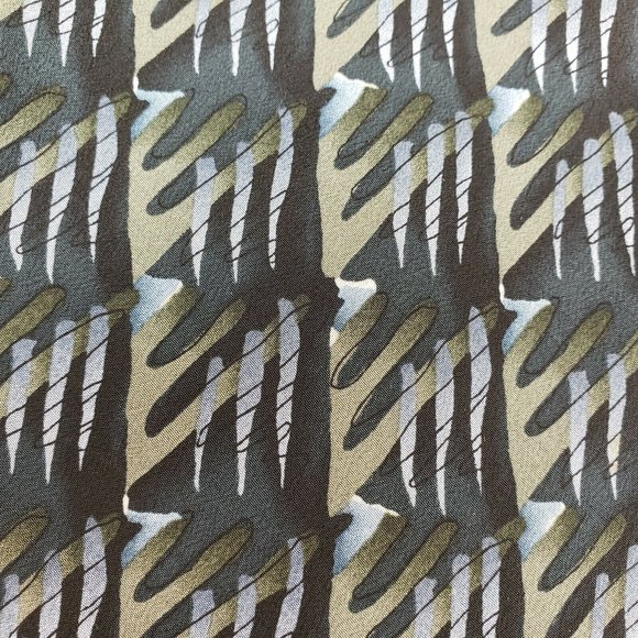 J. Garcia VIntage Men's Silk Tie Chicken & Cat Collection Eighteen Abstract EUC - Picture 2 of 6